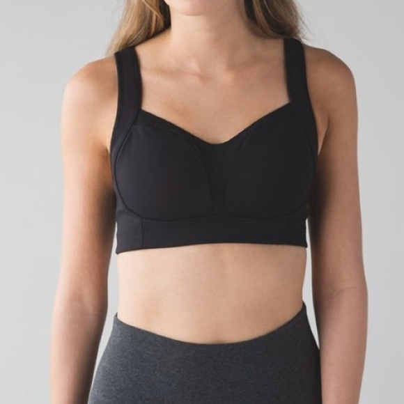 Lululemon Ta Ta Tamer III Sports Bra, Black, Size 32D - Picture 1 of 11